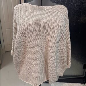 Nice and Zoe oversized sparkle sweater.  Looks amazing with leggings!!